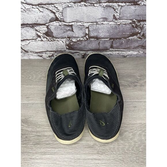 Olukai Nohea Moku Blue Grey Mesh Textile Casual Loafers Shoes Men Sz 10M US/43EU - Picture 6 of 16